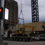 Lift on to site via crane